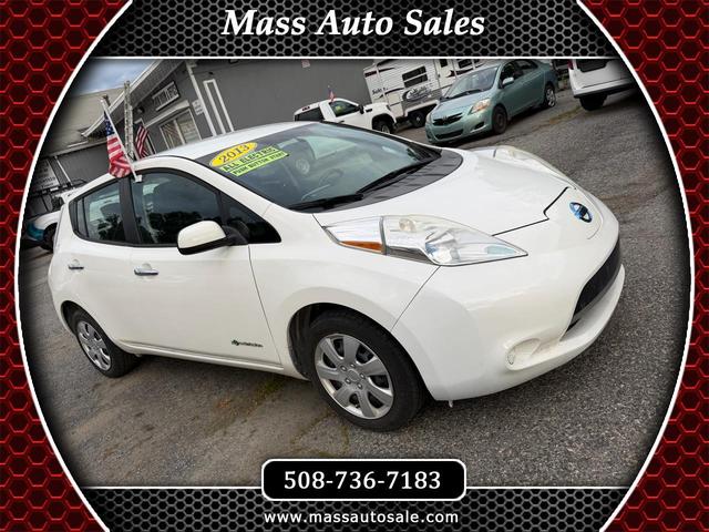 White 2013 Nissan LEAF SV Hatchback Front-Wheel Drive Automatic