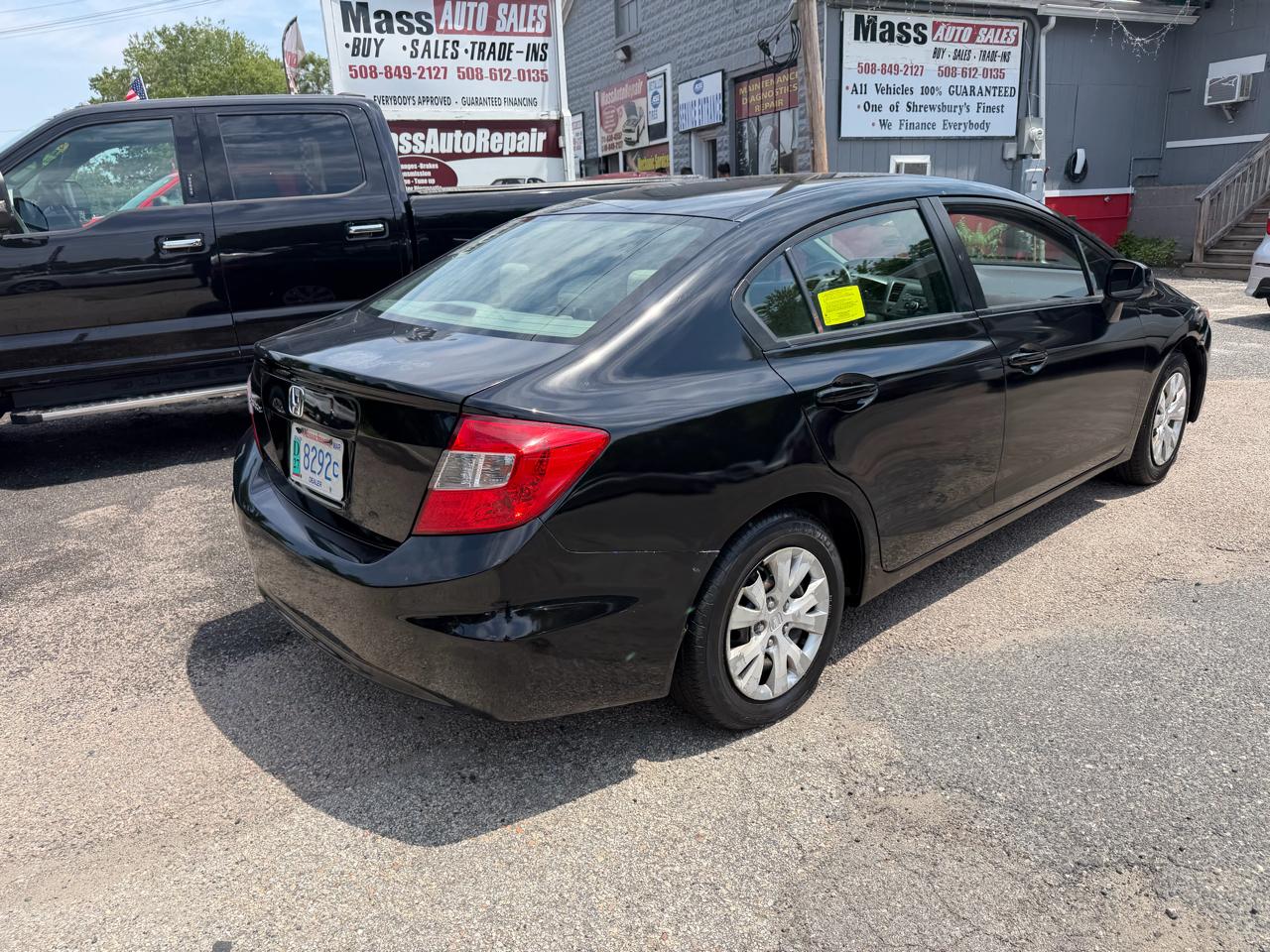 Honda Civic LX Sedan 5-Speed MT 2012