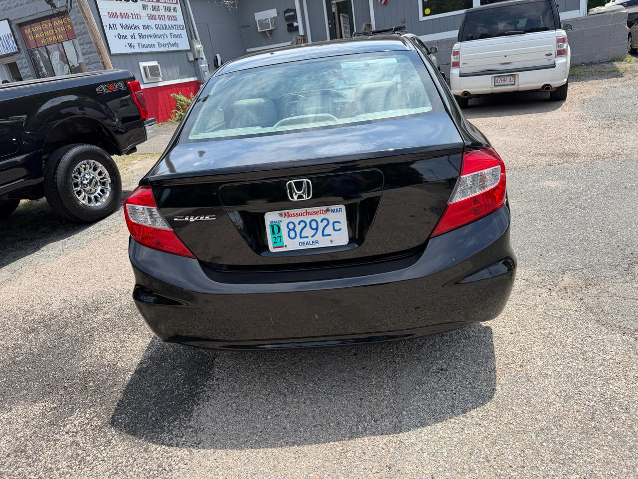 Honda Civic LX Sedan 5-Speed MT 2012