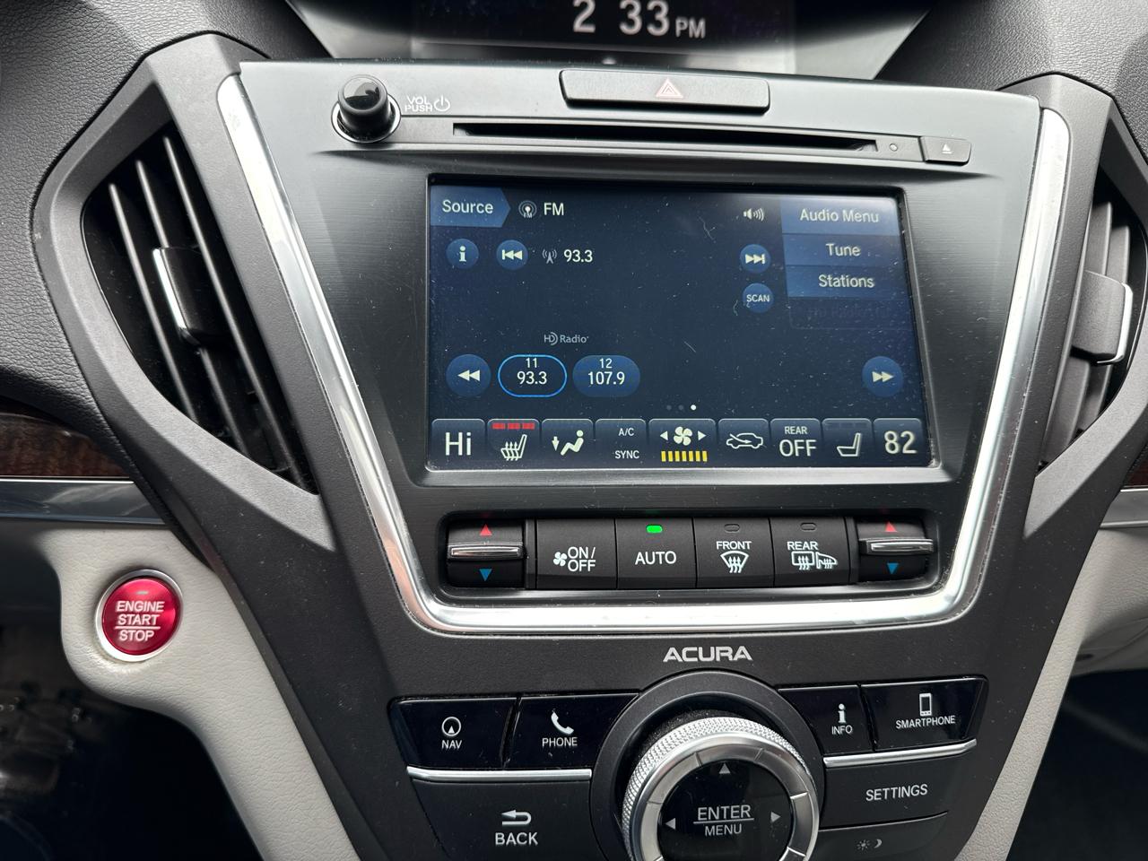 Acura MDX SH-AWD 9-Spd AT w/Tech Package 2018