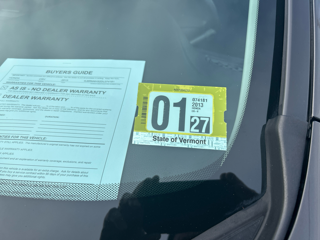 Honda CR-V LX 4WD 5-Speed AT 2013