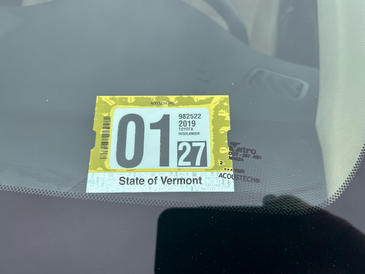 Toyota Highlander XLE AWD V6 2019