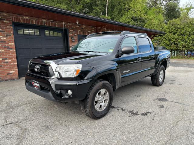Black 2015 Toyota Tacoma Double Cab V6 4WD Pickup Truck Four-Wheel Drive Automatic