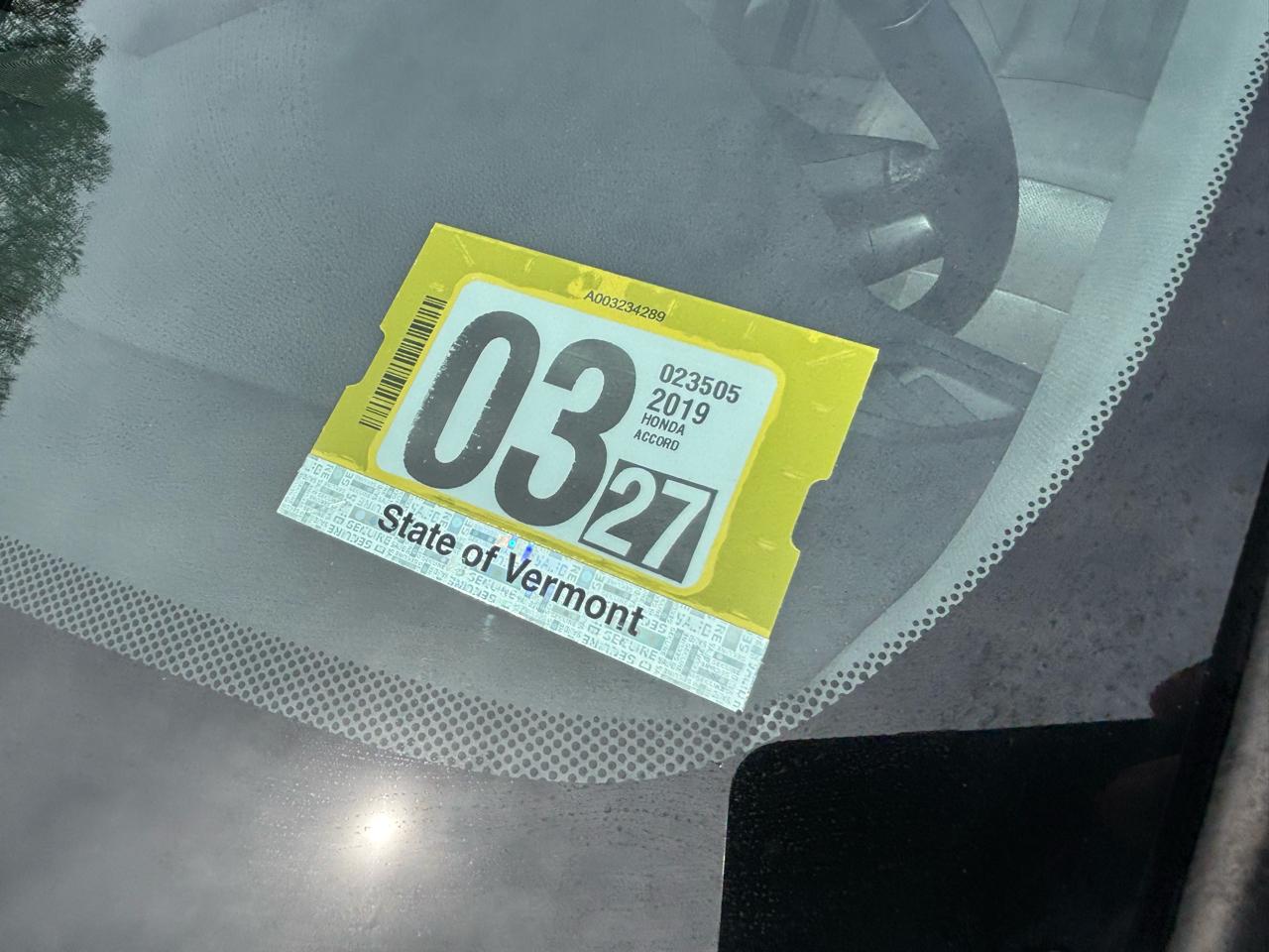 Honda Accord EX-L CVT 2019
