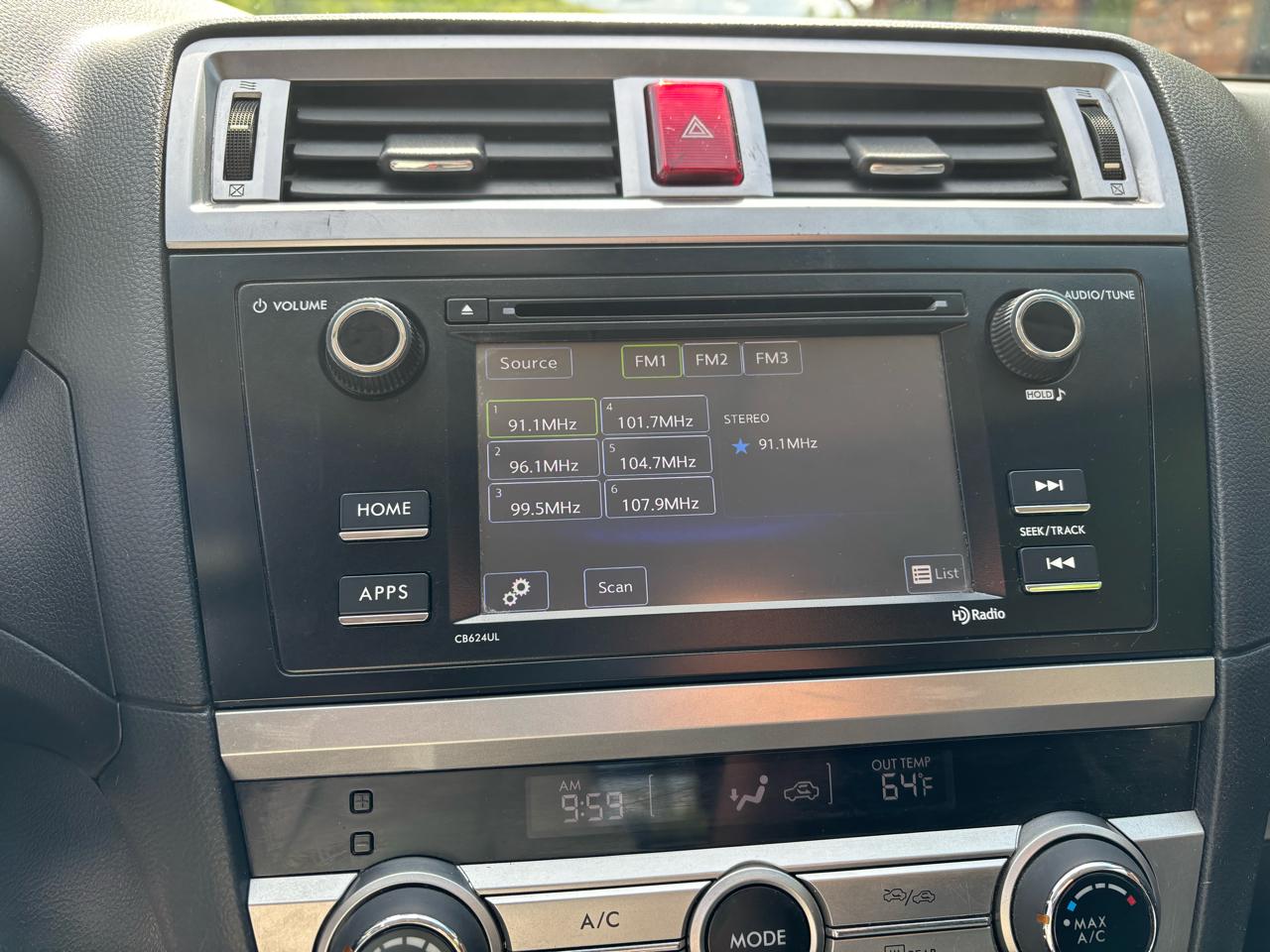Subaru Outback 2.5i 2015