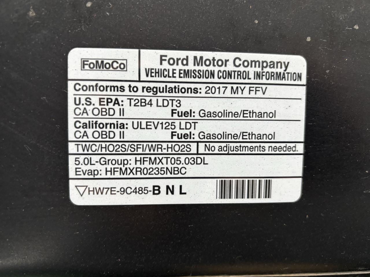 Ford F-150 4WD SuperCrew 145" STX 2017