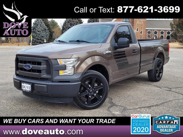 Brown 2015 Ford F-150 XL Pickup Truck 4X2 6-Speed Automatic