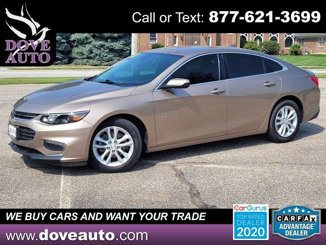 Brown (Beige) 2018 Chevrolet Malibu LT FWD Sedan Front-Wheel Drive 6-Speed Automatic