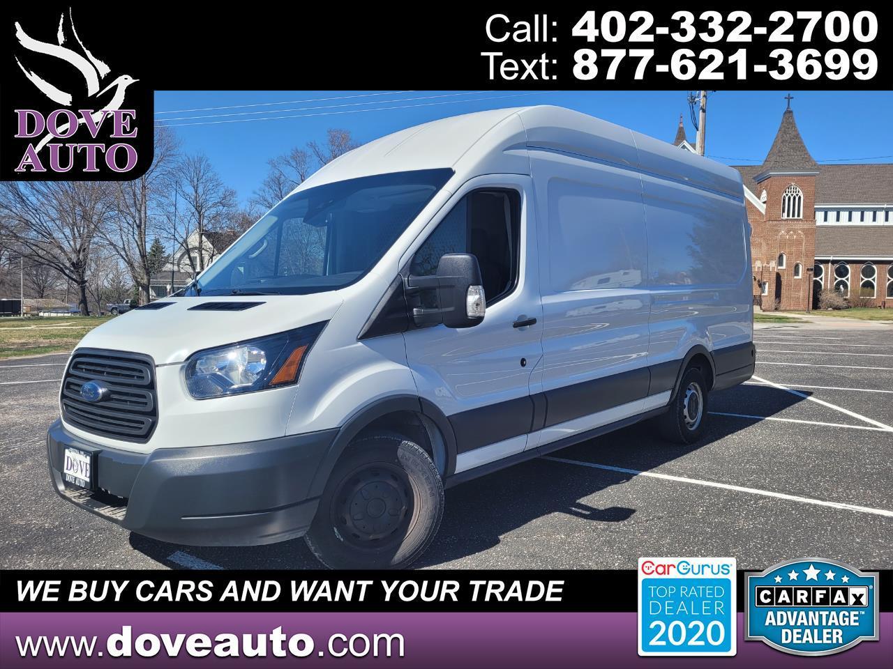 Ford Transit Van T-350 148" EL Hi Rf 9500 GVWR Sliding RH Dr 2018