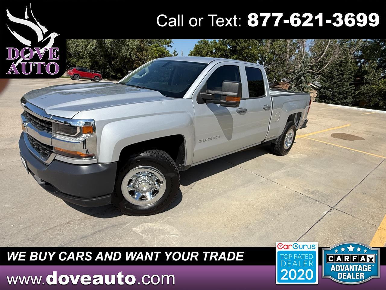 2017 Chevrolet Silverado 1500 4WD Double Cab 143.5" Work Truck