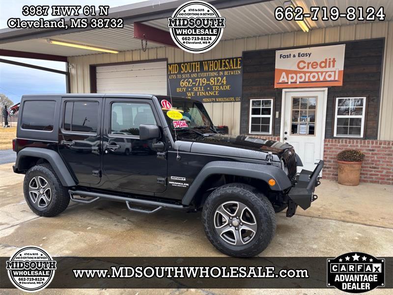2016 Jeep Wrangler Unlimited Sport S
