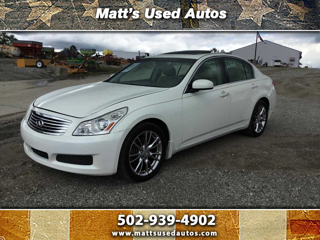 Used 2008 Infiniti G35 x AWD for Sale in Louisville KY 40023 Matt's