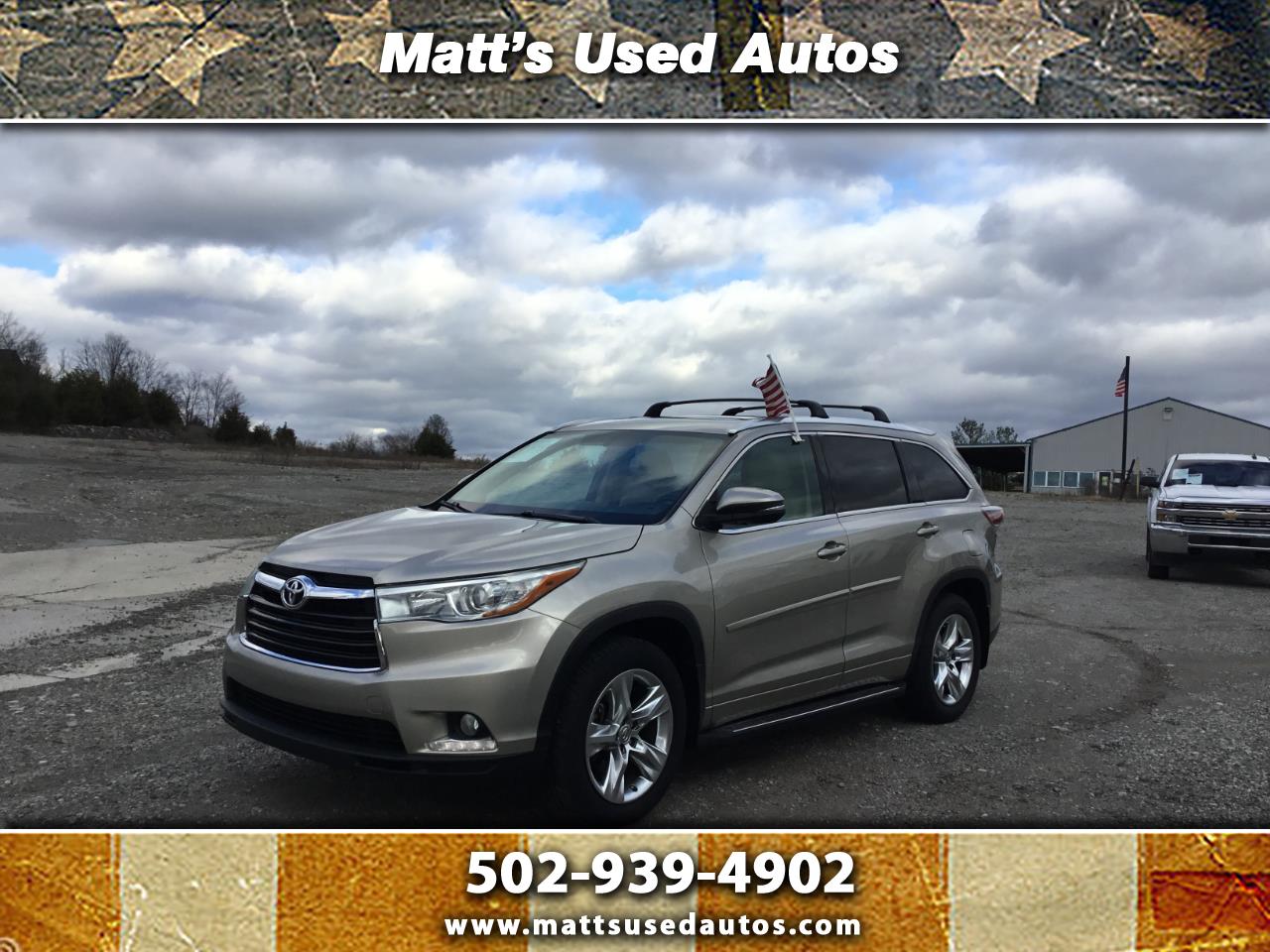2015 Toyota Highlander Limited AWD V6