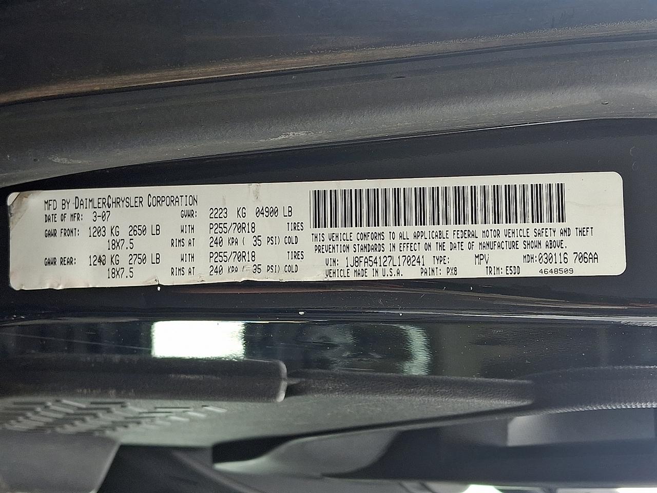 Jeep Wrangler Sahara 2007