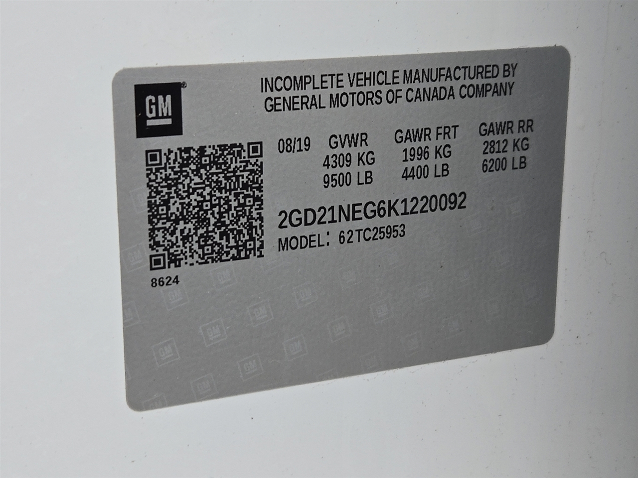 GMC Sierra 2500HD Base Double Cab Long Box 2WD 2019