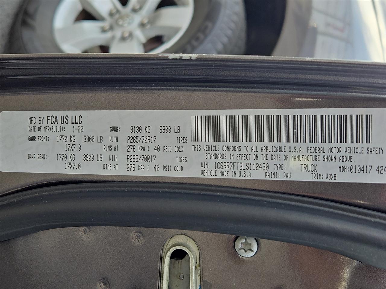 RAM 1500 Classic Tradesman Quad Cab 4WD 2020