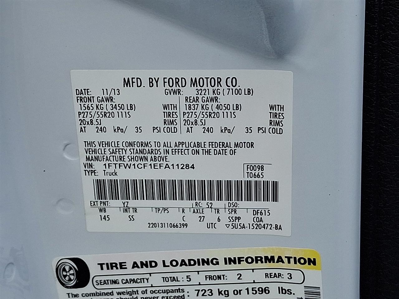 Ford F-150 XLT SuperCrew 6.5-ft. Bed 2WD 2014