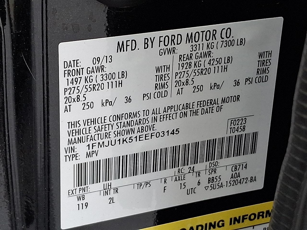 Ford Expedition Limited 2WD 2014