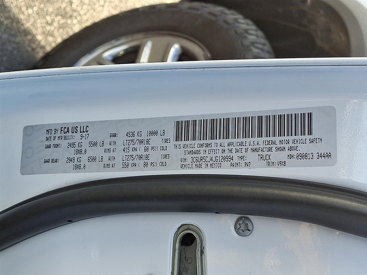 RAM 2500 Tradesman Crew Cab SWB 4WD 2018