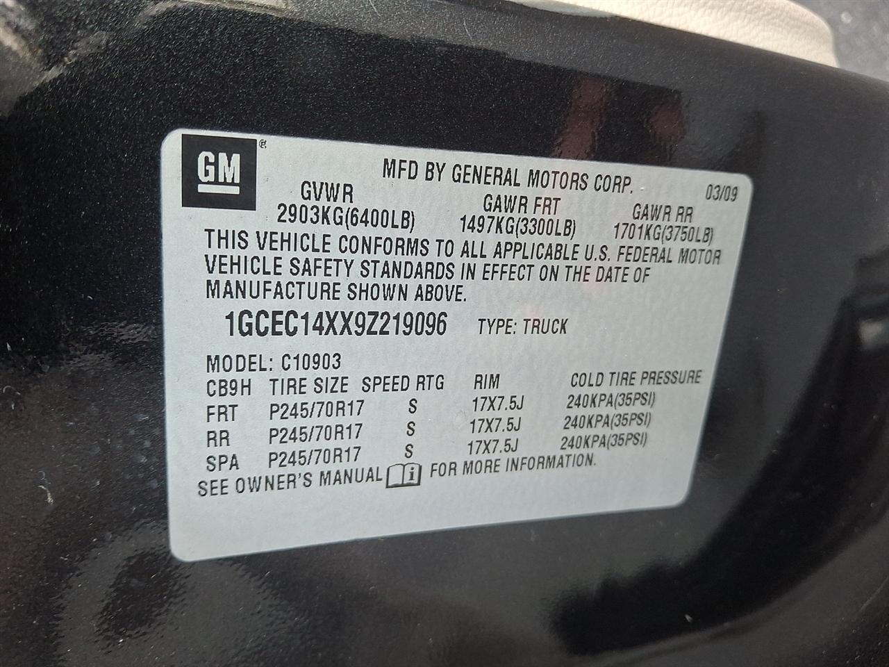 Chevrolet Silverado 1500 Work Truck Long Box 2WD 2009