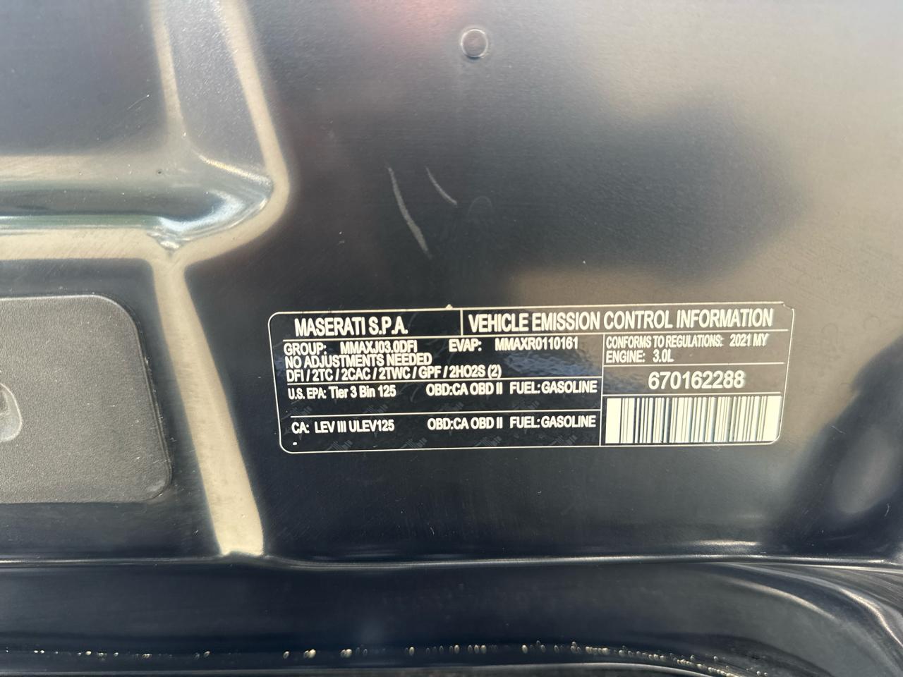 Maserati Levante GranSport 3.0L 2021