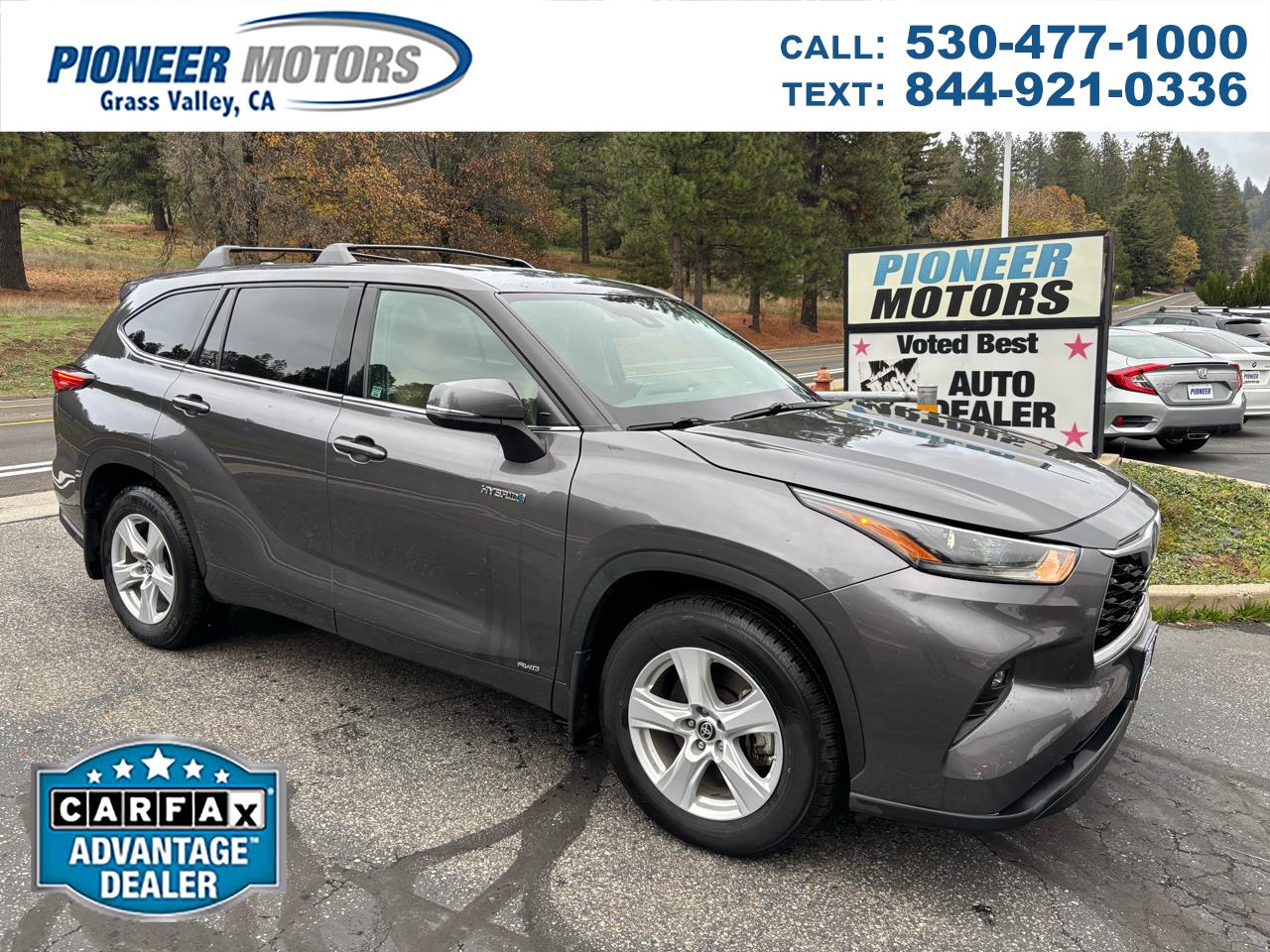 2021 Toyota Highlander Hybrid LE AWD (Natl)