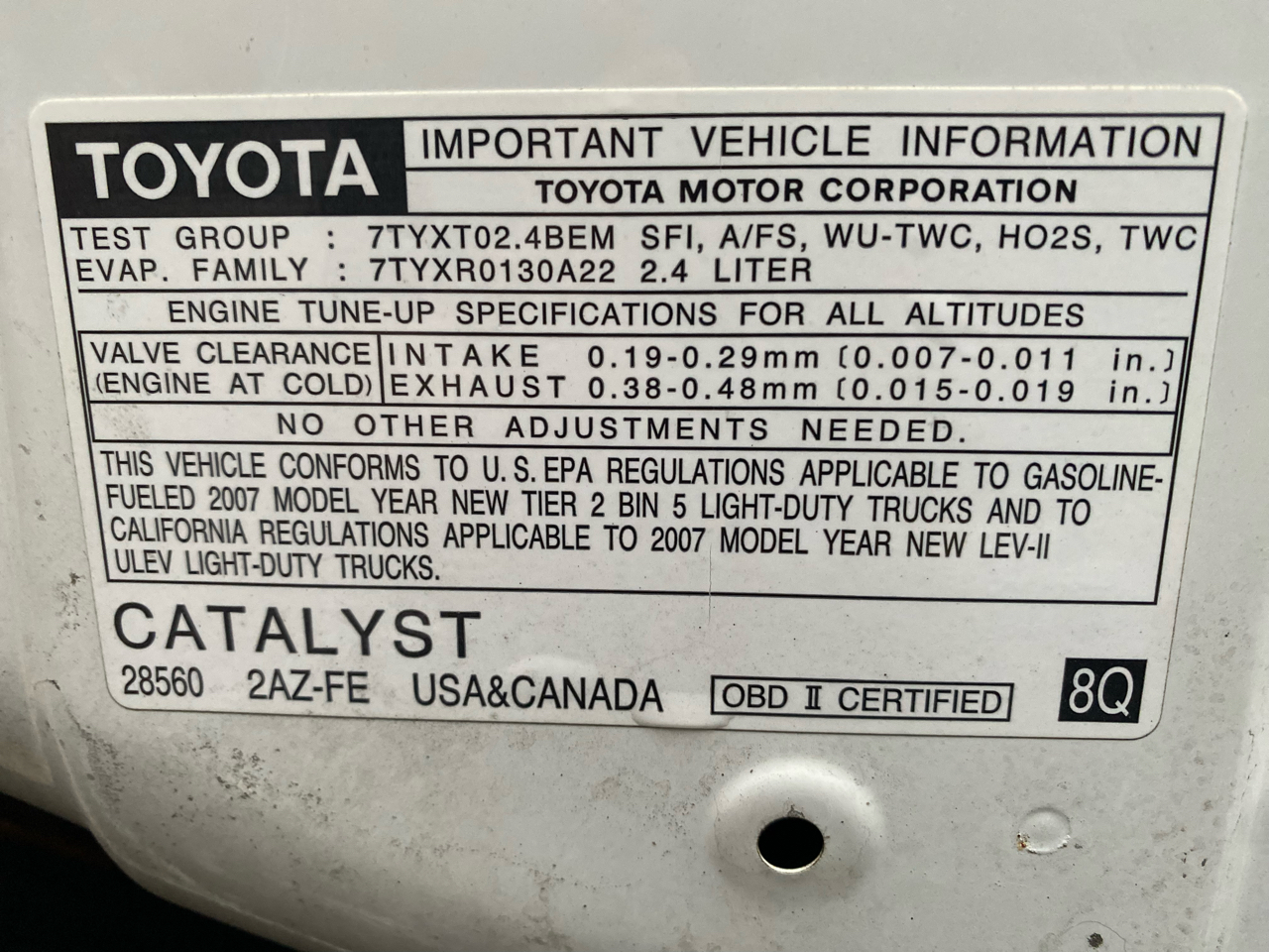 Toyota RAV4 4WD 2007