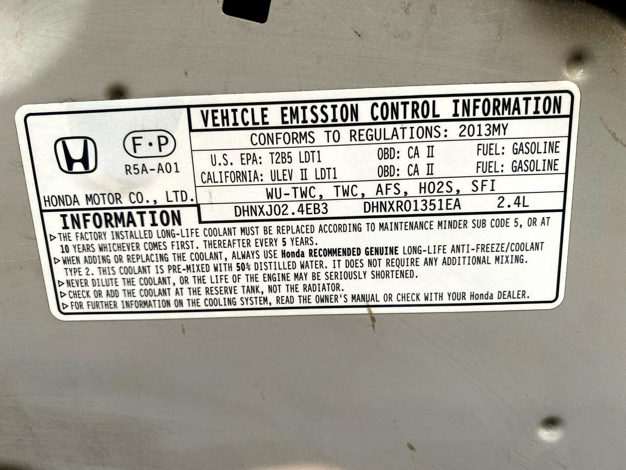 Honda CR-V 2WD 5dr EX-L 2013