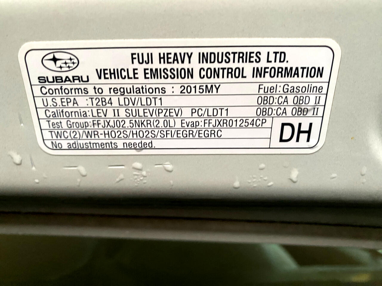 Subaru Impreza Wagon 5dr CVT 2.0i Sport Premium 2015