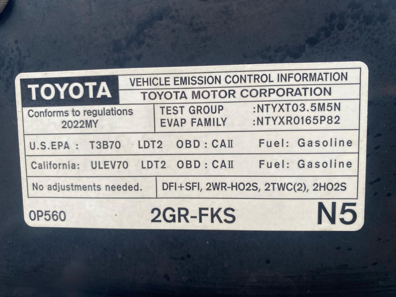 Toyota Tacoma 4WD TRD Off Road Double Cab 5' Bed V6 AT (Natl) 2022