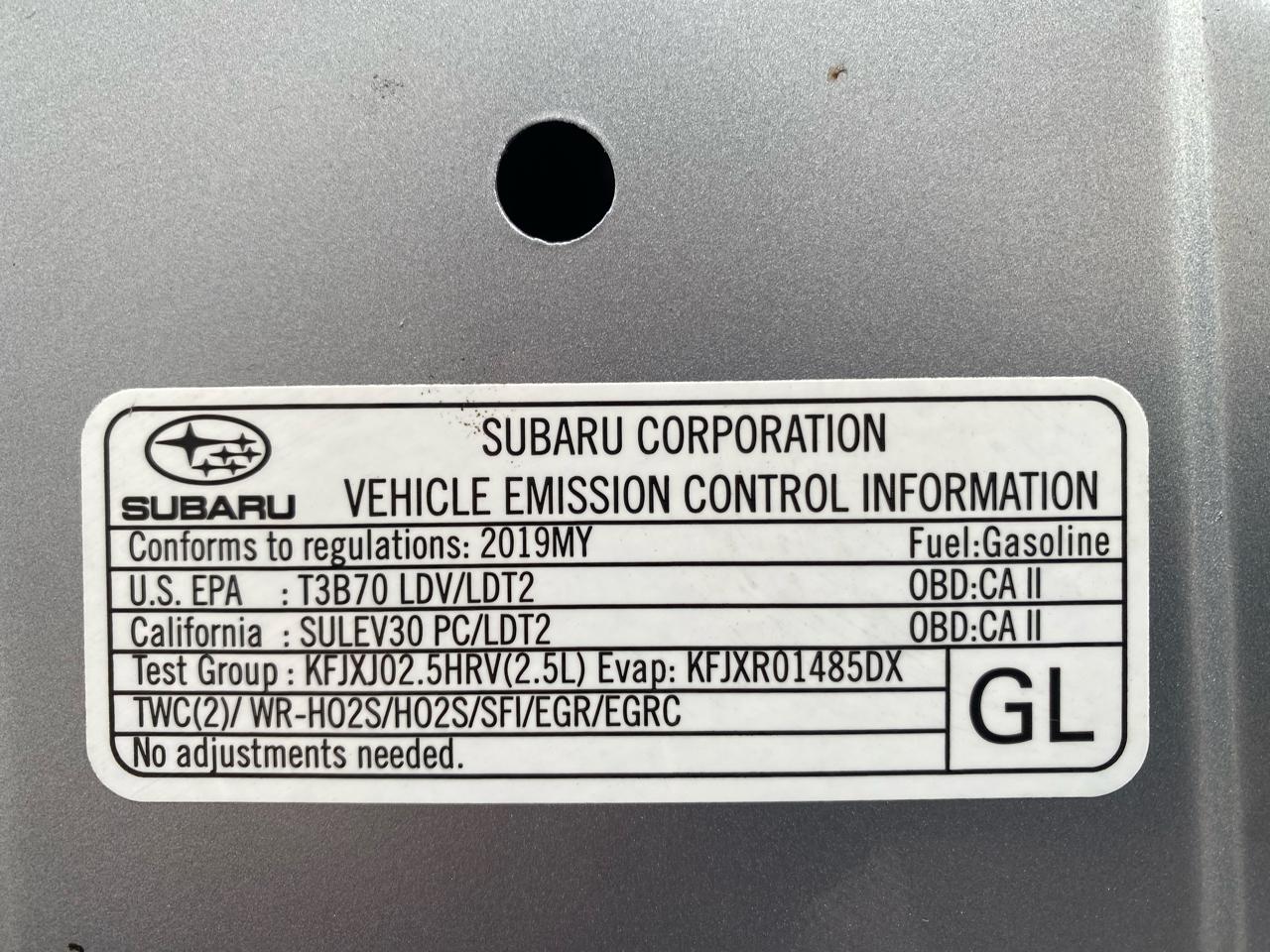 Subaru Outback 2.5i Limited 2019