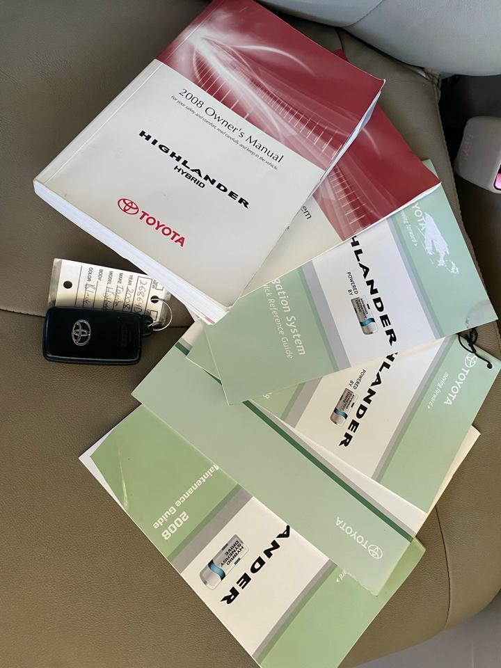 Toyota Highlander Hybrid 4WD 4dr Limited w/3rd Row (Natl) 2008