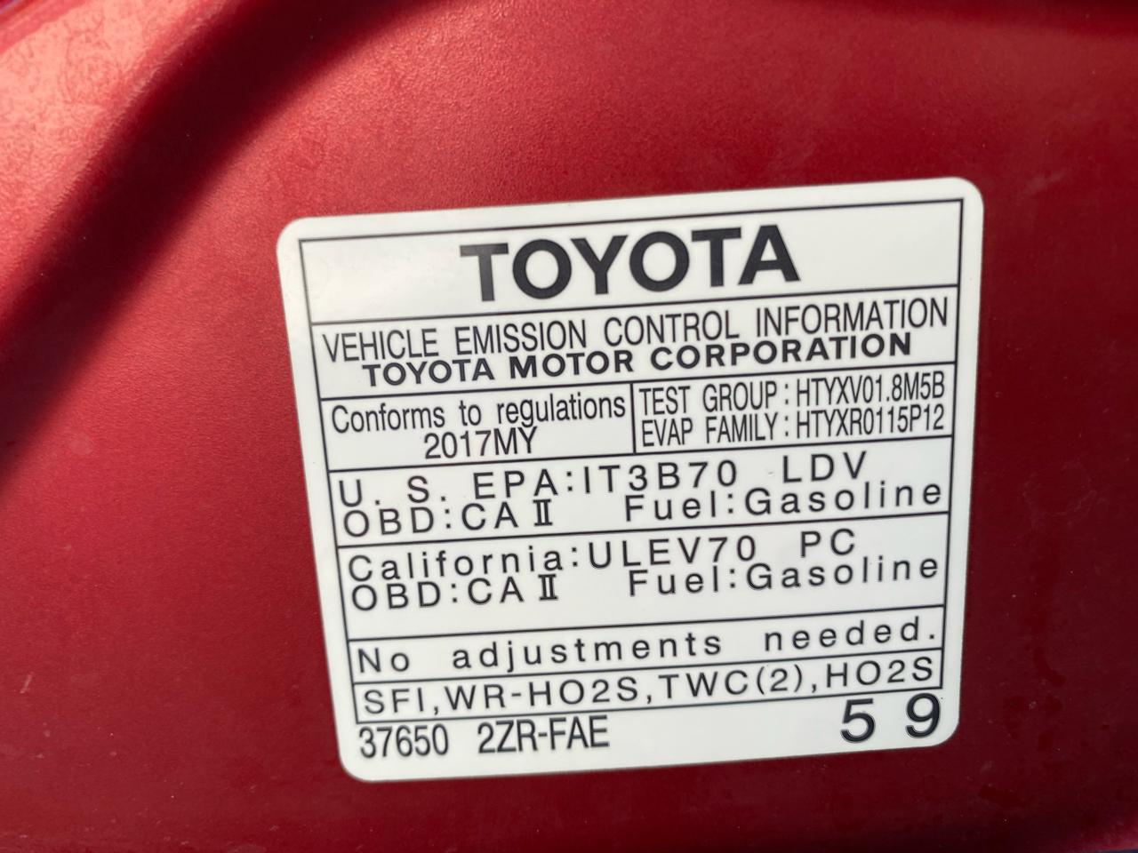 Toyota Corolla iM  2017