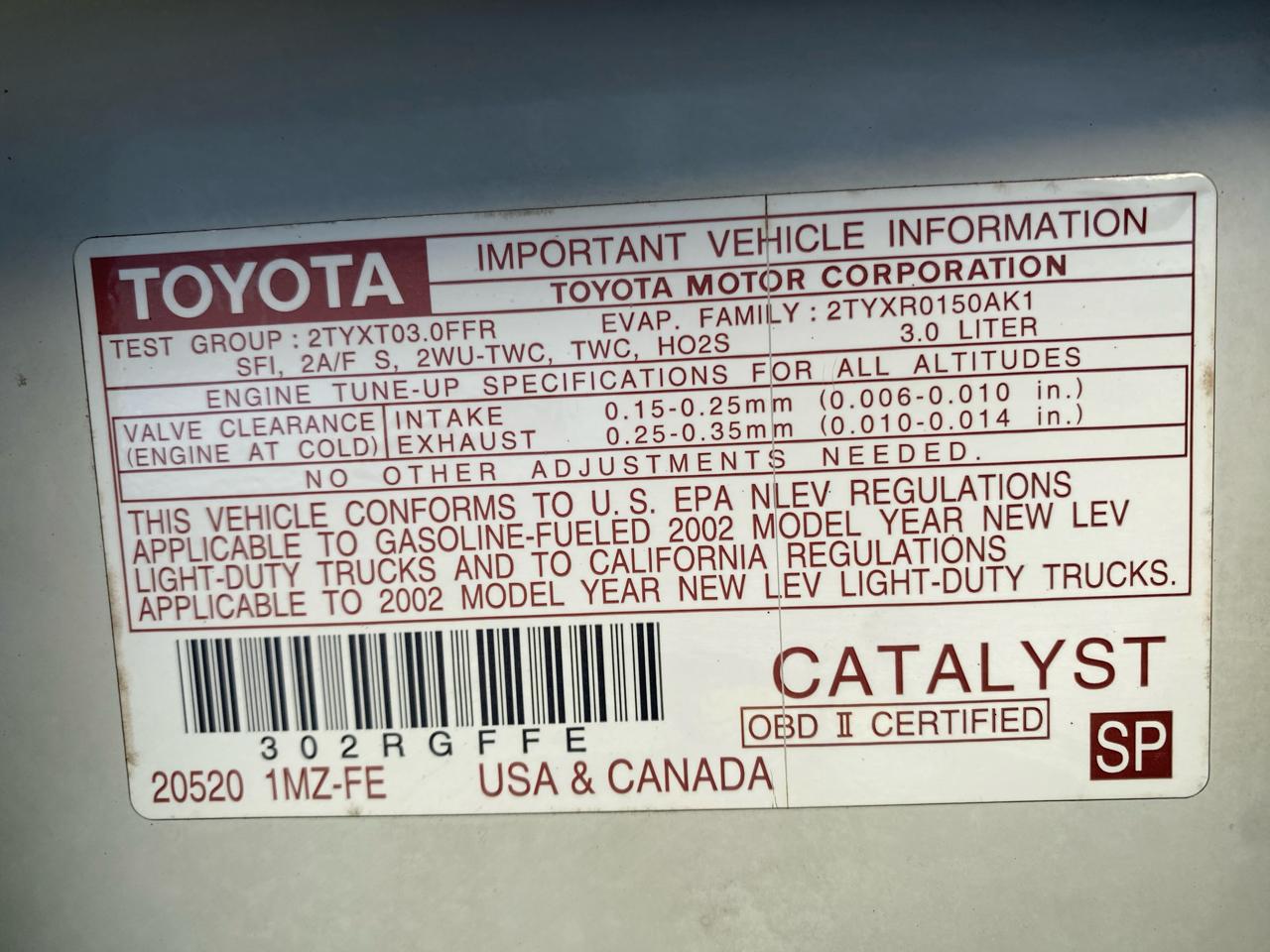 Toyota Highlander  2002