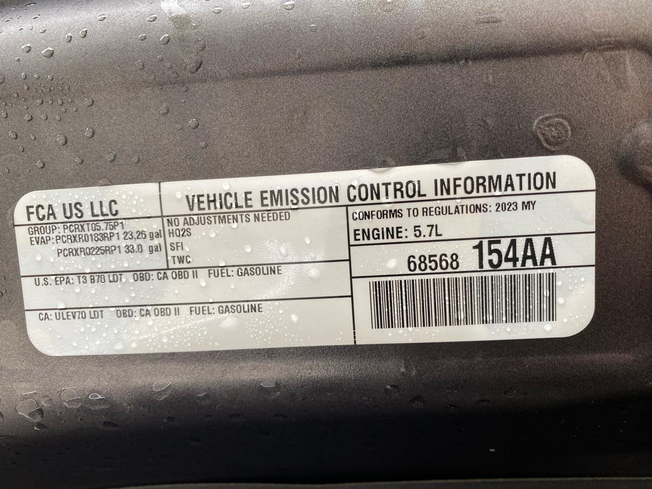 RAM 1500 Big Horn 4x4 Quad Cab 6'4" Box 2023