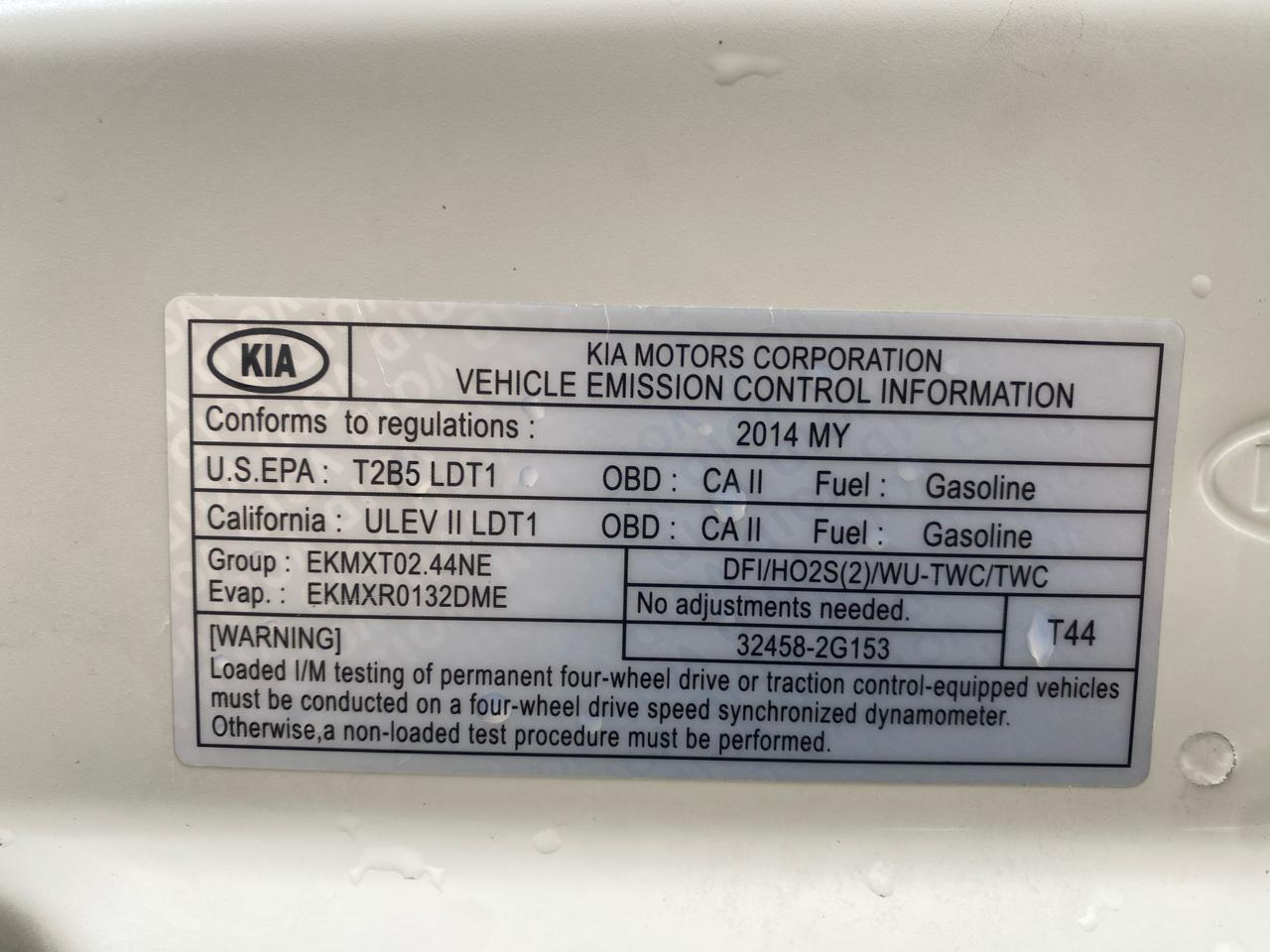 Kia Sportage AWD 4dr LX 2014