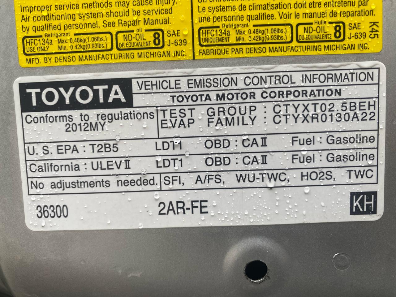 Toyota RAV4  2012