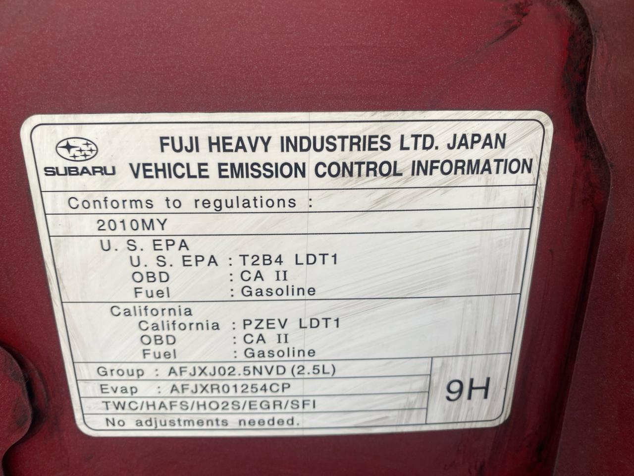 Subaru Forester 4dr Auto 2.5X Premium w/All-Weather Pkg 2010