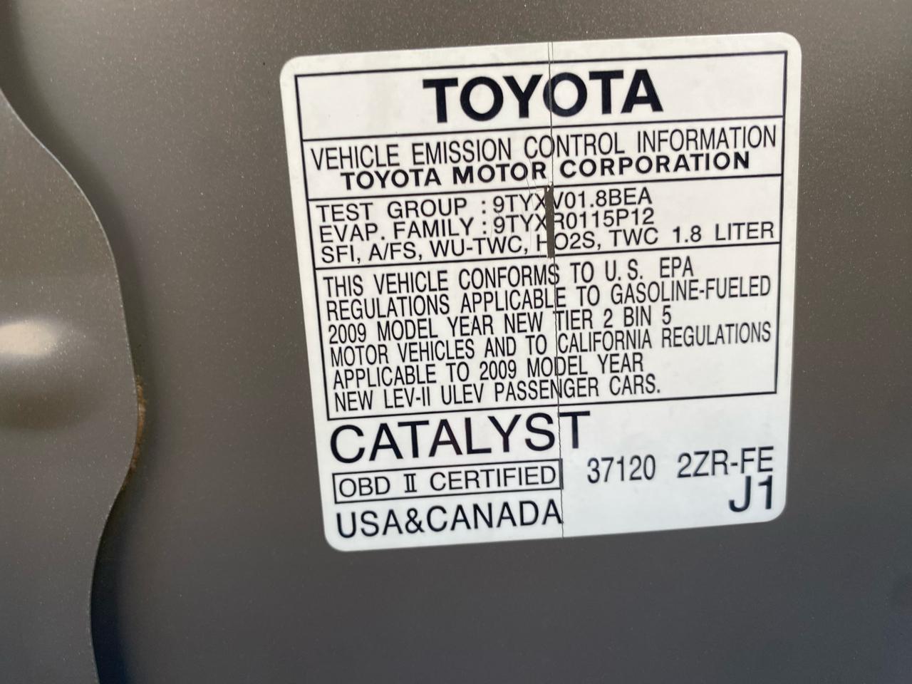 Toyota Corolla  2009
