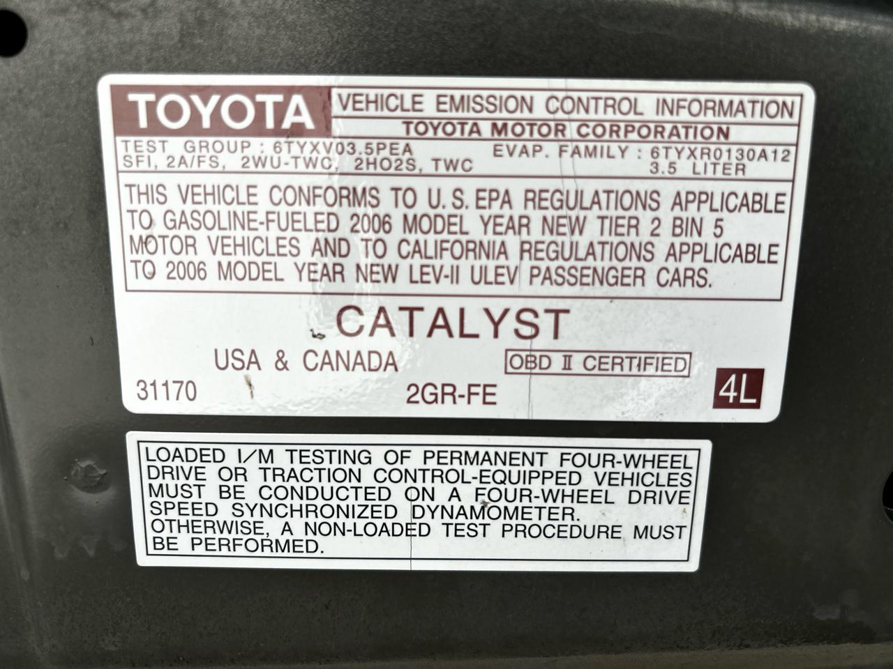 Toyota Avalon  2006