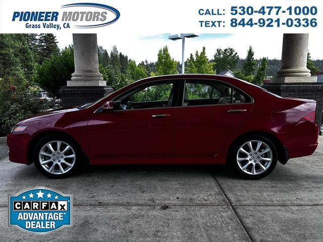Red 2006 Acura TSX Sedan Front-Wheel Drive Automatic