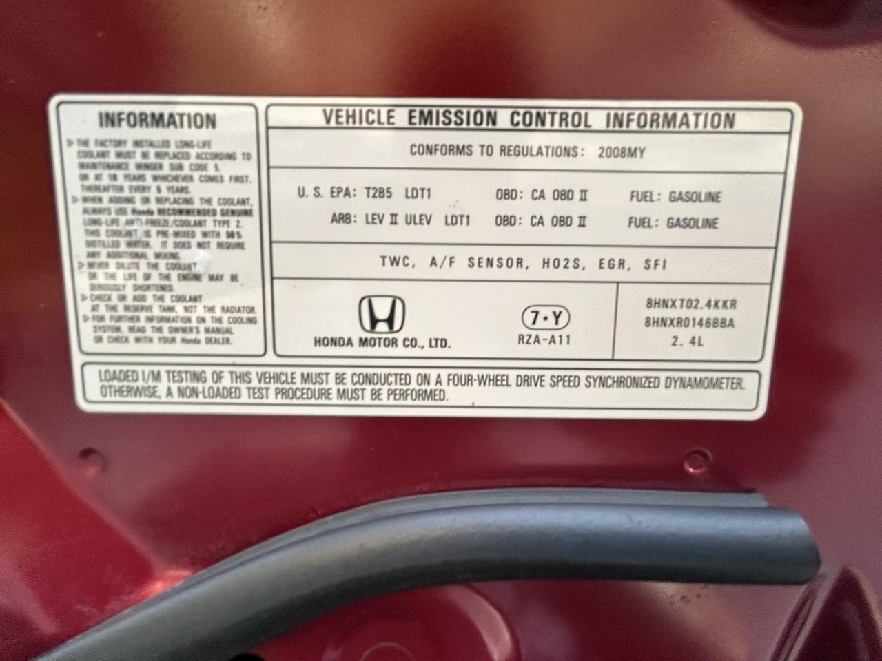 Honda CR-V 4WD 5dr EX-L 2008