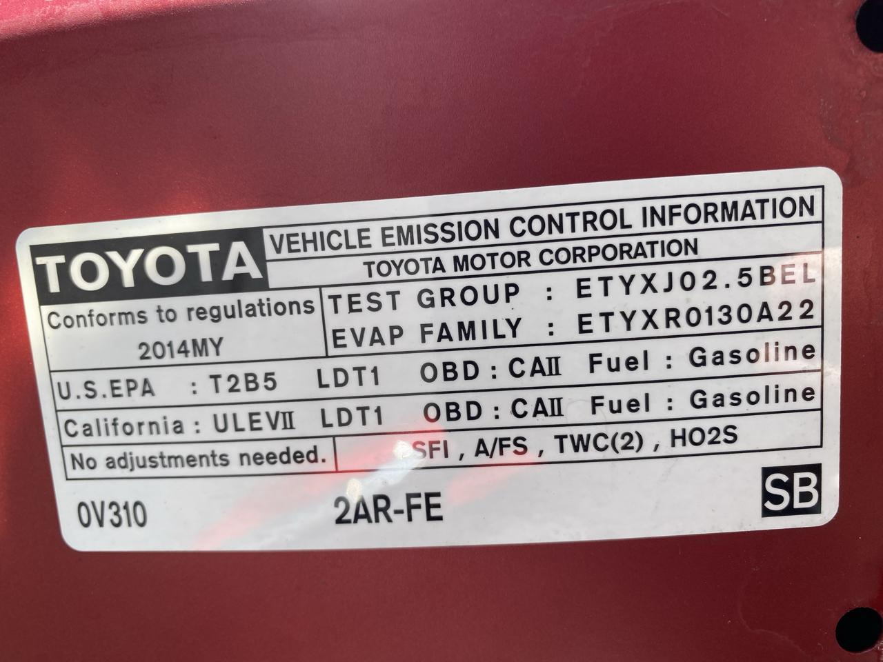 Toyota RAV4  2014