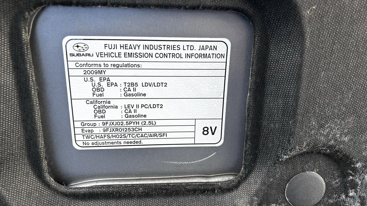 Subaru Outback 4dr H4 Auto XT Ltd 2009