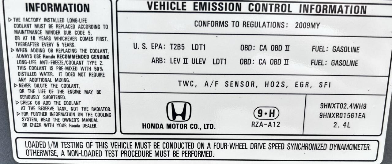 Honda CR-V 4WD 5dr EX-L 2009