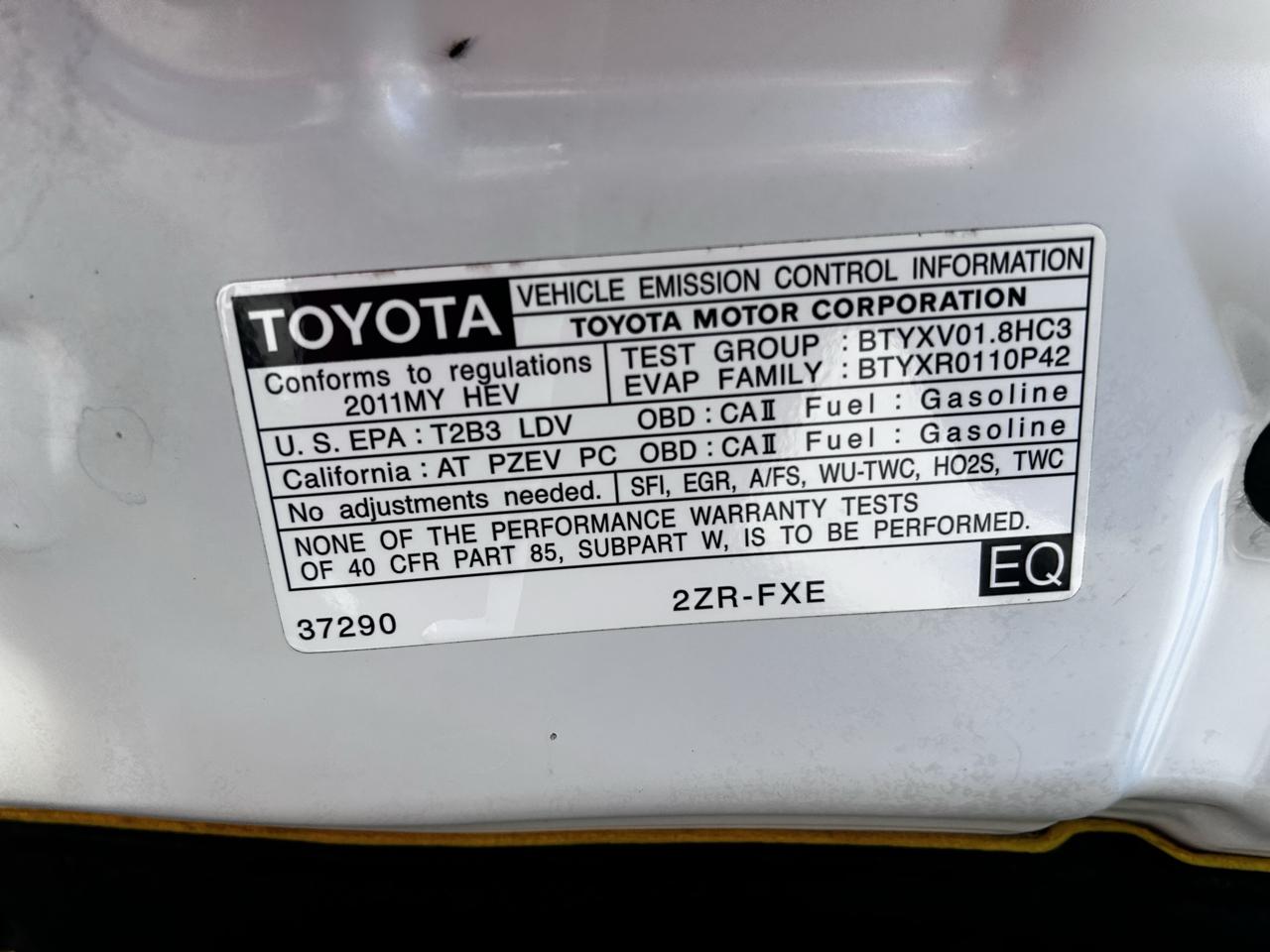 Toyota Prius  2011