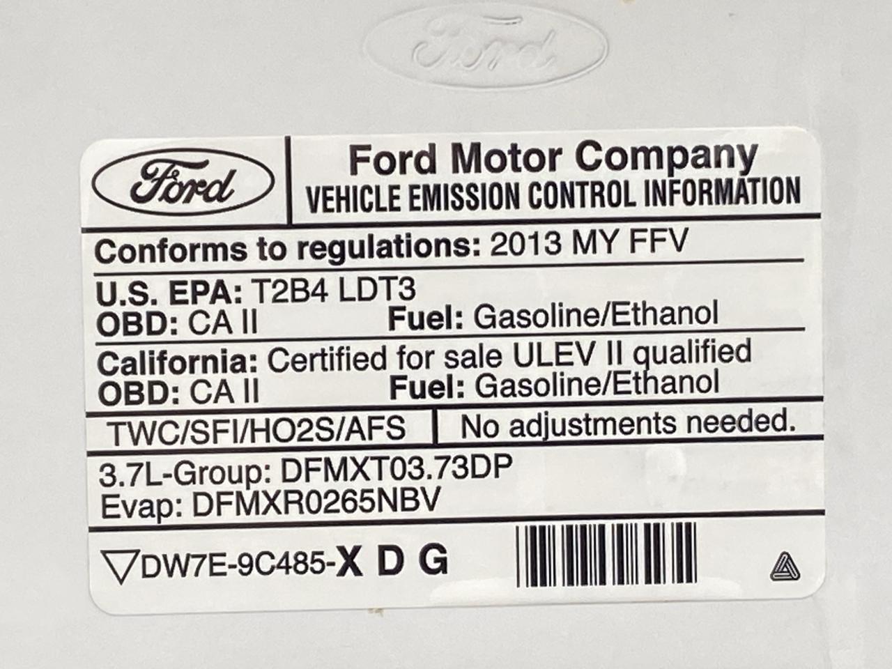 Ford F-150 4WD Reg Cab 145" XL 2013