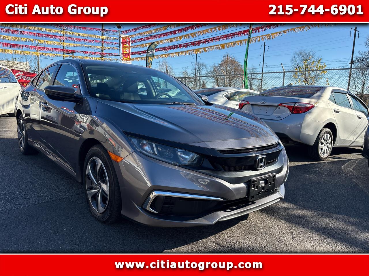 2021 Honda Civic LX Honda Sensing Sedan CVT