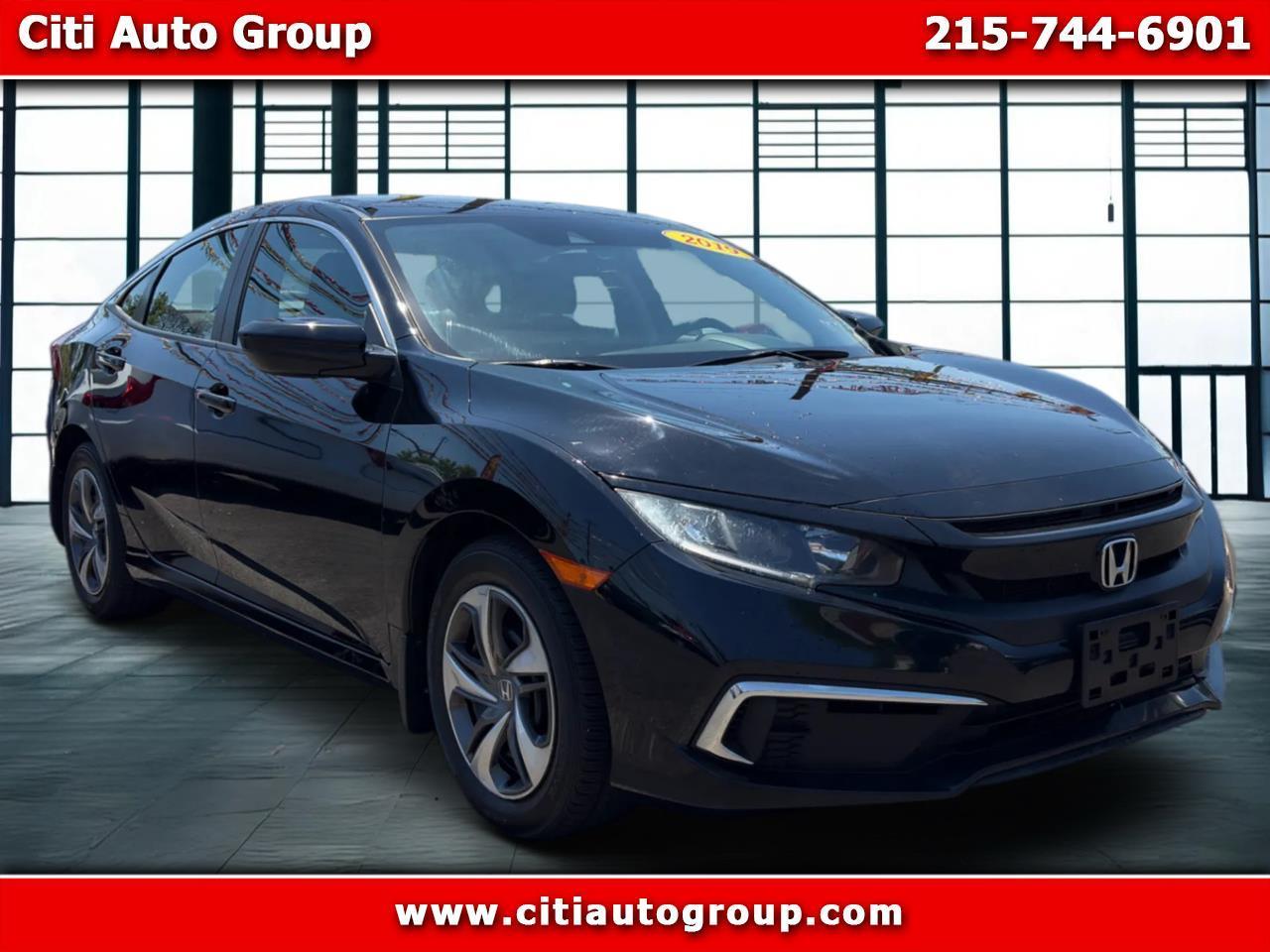 2019 Honda Civic LX Honda Sensing Sedan CVT