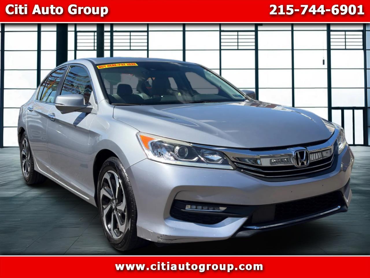 2016 Honda Accord EX-L Sedan CVT w/ Honda Sensing